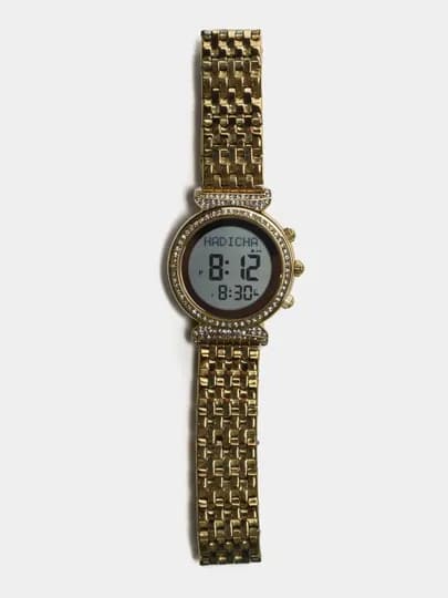 Женские часы Al Fajr, водонепроницаемые, с напоминанием о времени молитвы Qibla Watch — FAJRUZ-FAJRSTORELADYKAROBKA-АЛЫЙ