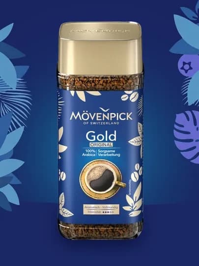 Кофе растворимый Movenpick GOLD, 200 г — TEACOFF-GORIG2