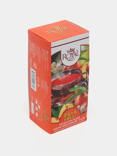 Чай Royal Life Peach Tea, 30 пакетиков — ROYALT-P0D6BC4
