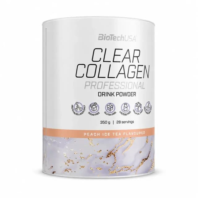 Kollagen kompleksi Clear Collagen Professional BioTechUSA (Peach Ice Tea) 350 g