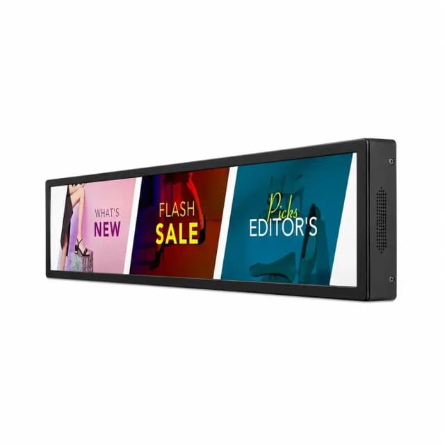 Tor panoramali reklama displeyi PROTOUCH 37” Stretched Bar LCD Display