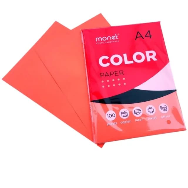 Monet qizil rangli qog'ozi A4 2CP014 (100 dona)