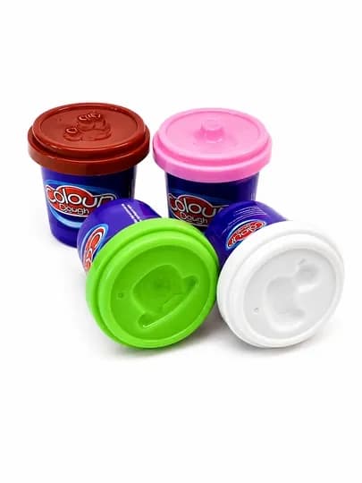 Пластилин в баночках для лепки Play-Doh, 4 шт, 8 шт набор инструментов для лепки — IFFORRA-PLASTILIN-PLASSS8