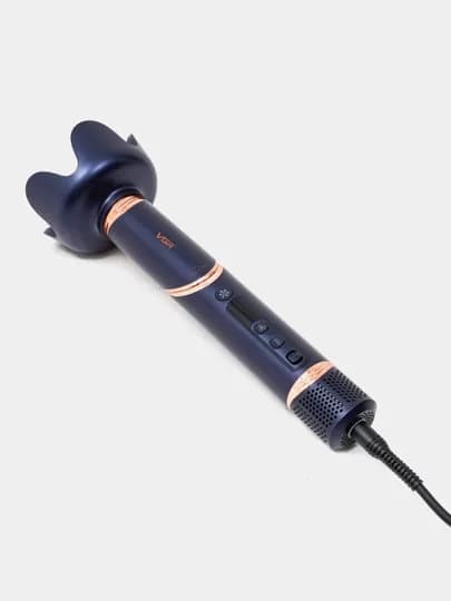 VGR MultiStyle Pro – фен-щётка и стайлер, 6 в 1 и 4 в 1 для идеальной укладки — ELELIV-VNAB-ЛАЗУР