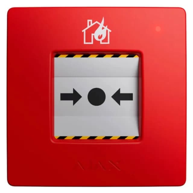 Ajax Manual Call Point (Red) (9SA) — qo‘l yong‘in signalizatori