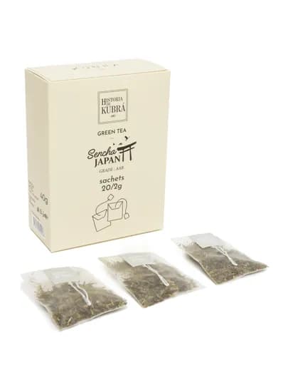Зеленый чай "SENCHA JAPAN", 20 пакетиков, 40 гр — KUBRA-SENPAKE
