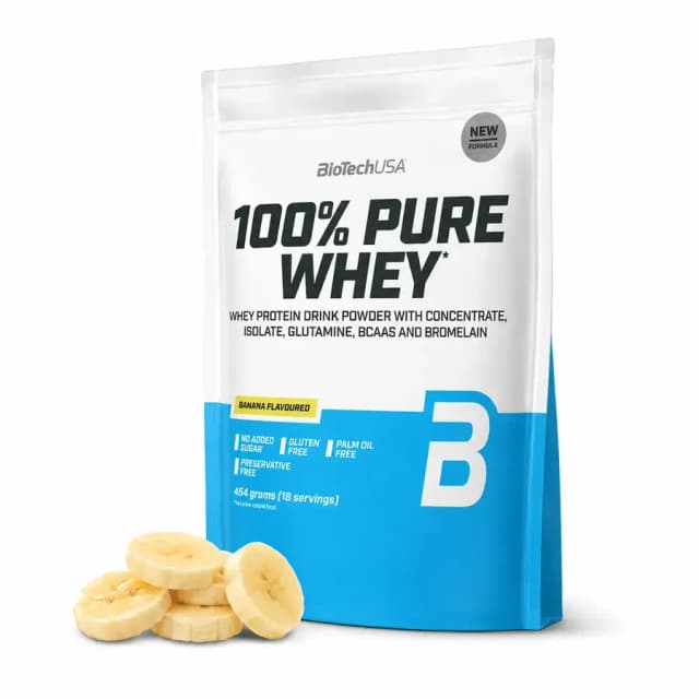 BQ BioTechUSA 100% Pure Whey Banana 454 g