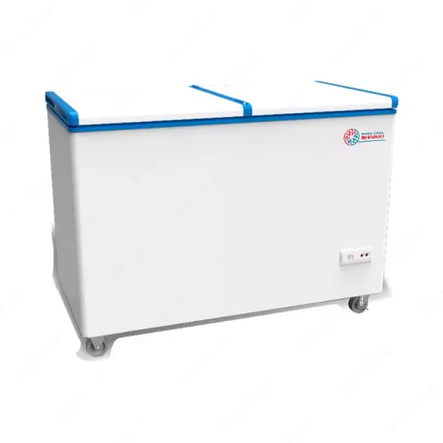 Морозильный ларь Импорт ”SHIVAKI SFB130” Frigo cool (Белый/синий) 250 л