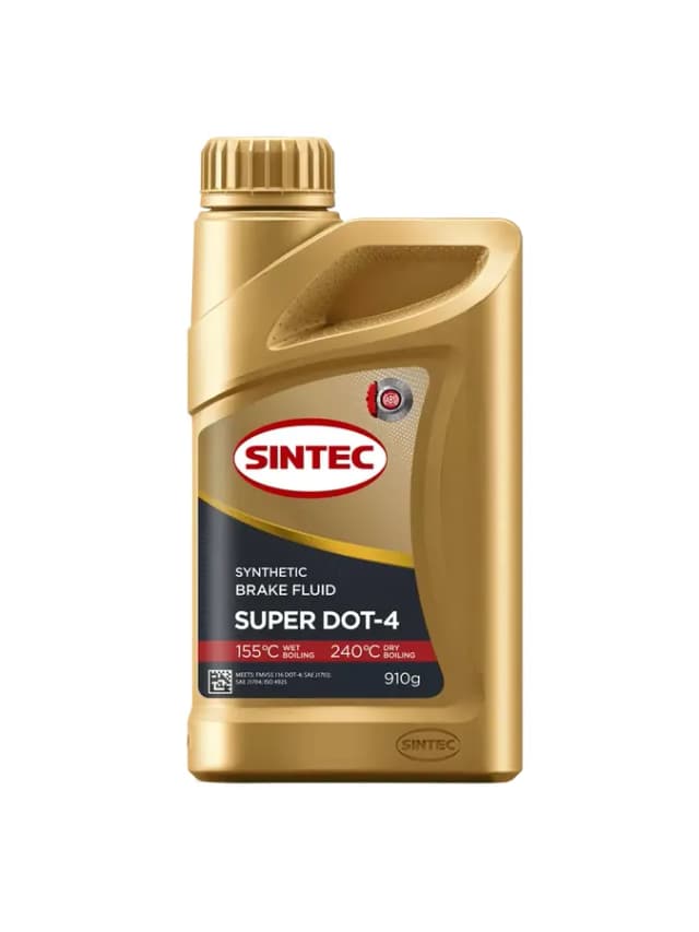 Тормозная жидкость 910г Синтек SUPER DOT-4
