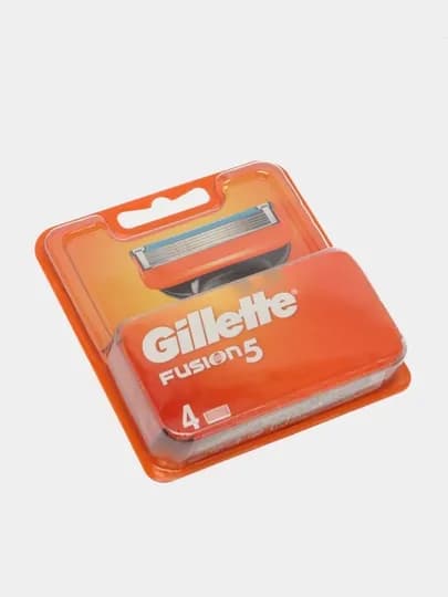 Сменные Кассеты Gillette Fusion5 Для Бритвы, 4 шт., с 5 лезвиями, c точным триммером — BITHIM1-PTR0199