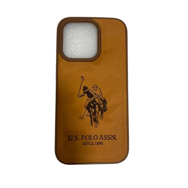 Santa Barbara Polo iPhone 16 Pro uchun jigarrang g'ilofi