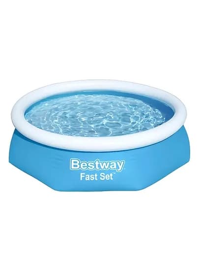 Бассейн надувной Bestway Fast Set, до 3800 литров, прочный ПВХ — POOLEXP-FASTSET-ЛЕДЯН