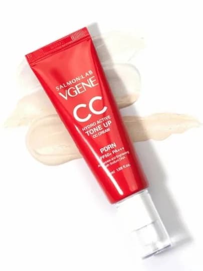 СС крем Salmon Lab Vgene SPF 50 тональный увлажняющий для лица — YMRKT-KAS3