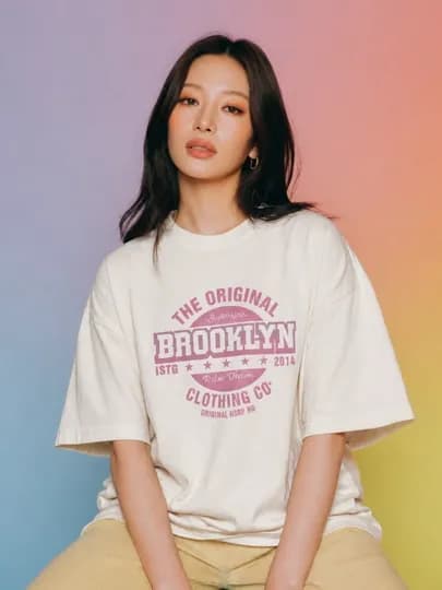 OVERSIZE футболка для женщин и девушек — CLOTH19-ФУТБОЛКА1-БАГРОВ-Ovesize