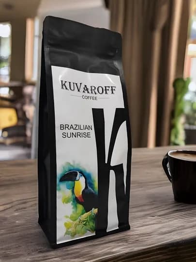 Зерновой кофе KUVAROFF Brazilian Sunrise 1 кг — KUV-COFFBS1