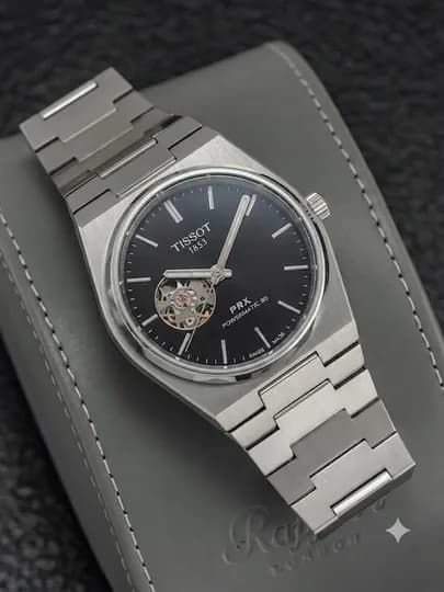 Мужские наручные часы TISSOT, механические, с заводской комплектацией, в коробке, с часами — YUTOP-110W0012-ЧЕРН-110W003
