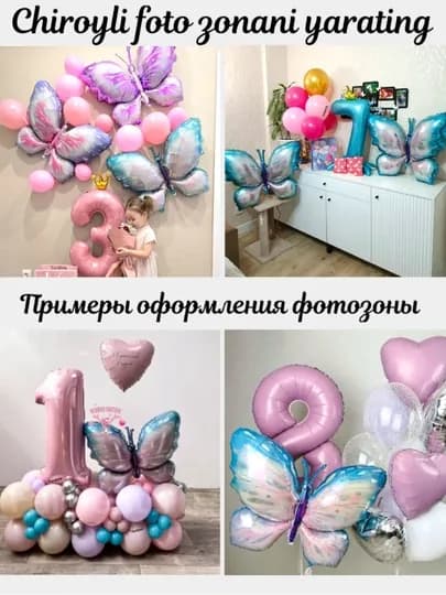 Большой фольгированный шар, для детского праздника, шарики на день рождения, фотозоны — ТАТШОП-1SHAR-ОЛИВК