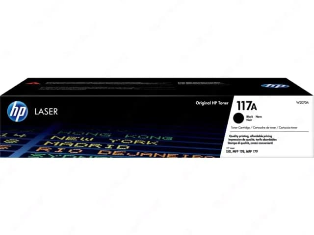 Картридж лазерный HP 117A BLACK, черный (арт. W2070A)