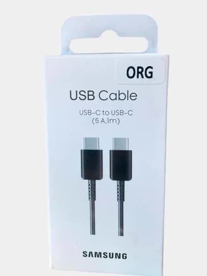 Кабель для быстрой зарядки, type-c to type-c, fast charging, Samsung, Xiaomi, сила тока 7А — STORUZB-KABEL