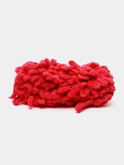 Пряжа Alize Puffy с большими петельками, однотонная — KARTOPU-ALPUF10-ФУКСИЯ