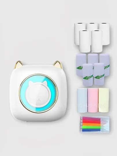 Беспроводной мини термопринтер для телефона, для детей, с Bluetooth — HOMEPOI-ТПРИНТ-СВЕТСИН