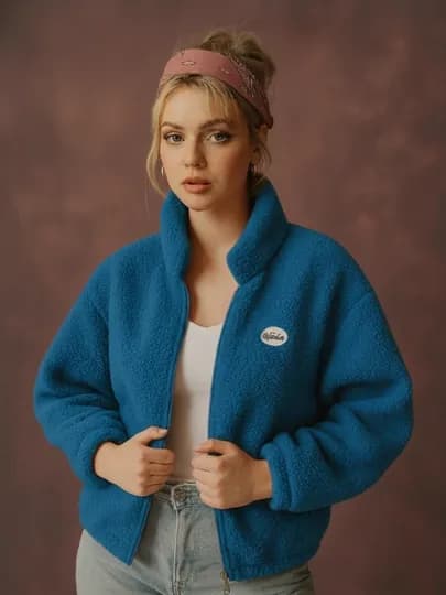 Куртка женская Chartou — BUYO-TM301014005-СИНИЙ-XL