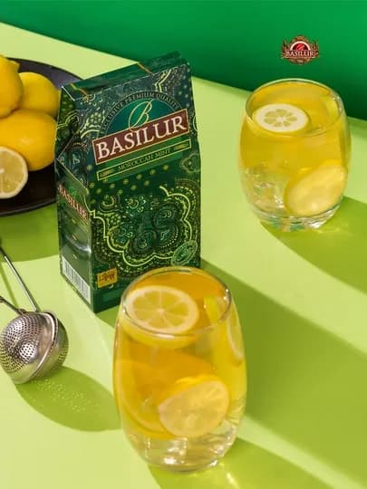 Зеленый час Basilur Moroccan Mint, 100 г — BASILUR-MOROCAN