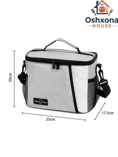 Сумка для обеда, термосумка Lunch Bag, изотермическая, для еды, с удобной ручкой — OWHOUSE-SUMKAKOTTA-СВЕТСЕР