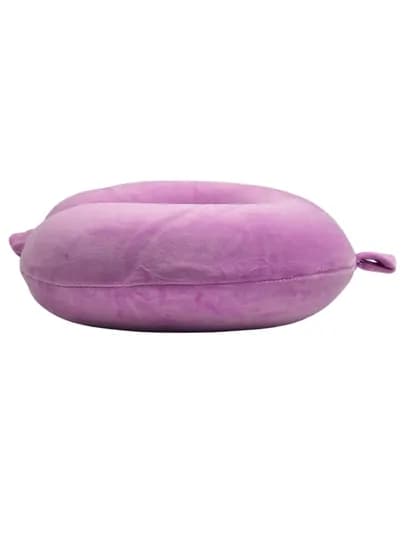 Подушка для шеи дорожная, Memory Foam, ортопедическая U-образная для путешествий — MEMORYC-TABLETKA-АМЕТИС