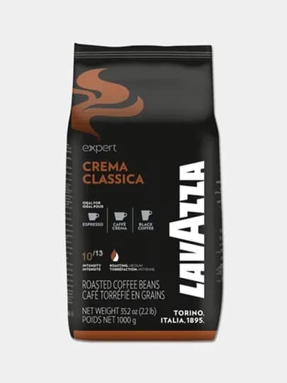 Кофе жареный в зернах Lavazza Crema Classic, 1 кг — VENDING-KOFE005