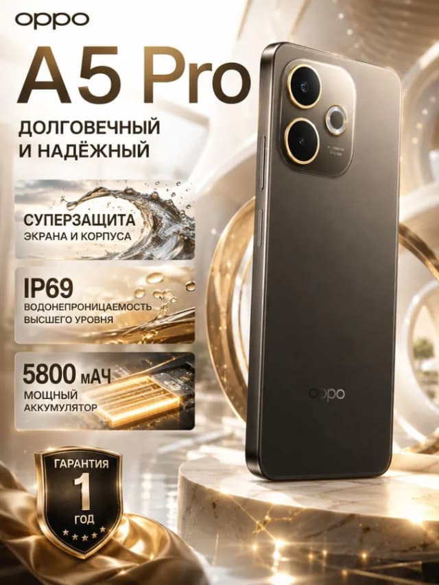 Смартфон Oppo A5 Pro 8/256 ГБ, Mocha Brown
