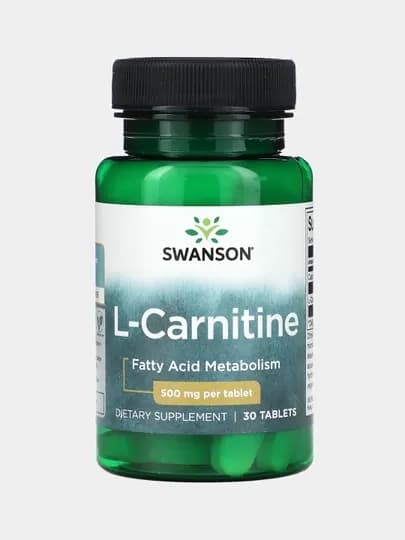 Swanson L-Карнитин (L-Carnitine) 500 мг, таблетки — SWANSON-LCARNIT-SW1558