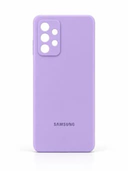 Задняя крышка для Samsung Galaxy A52 (Без стекла камеры) — SMTKOPS-ORQAKRISHKAA52-ЛАВАНД