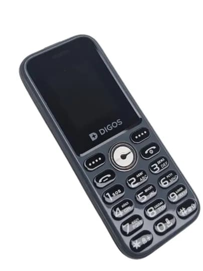 Кнопочный телефон DIGOS 103, есть 2 сим Imei зарегистрирован, есть зарядка, 1850мАч — DIGOS-103DIGOS-СЕРЫЙ