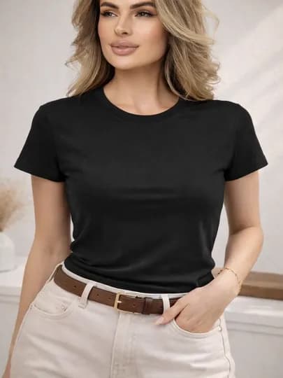 Женские футболки из 100% хлопка — ZMRD-FUTBOL-ЧЕРН-L
