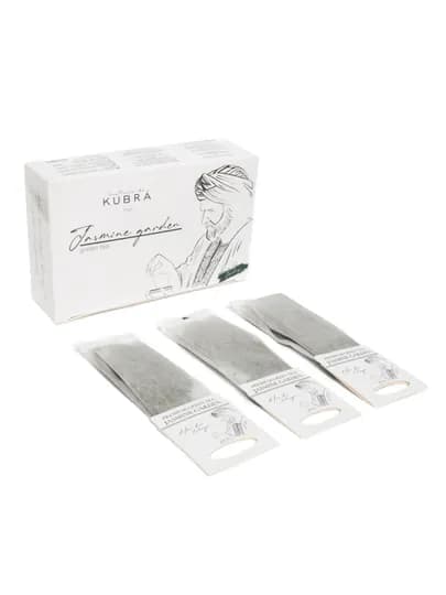 Зеленый чай "Jasmine Garden" 10 пакетиков, 40 гр — KUBRA-JASMINE4GR