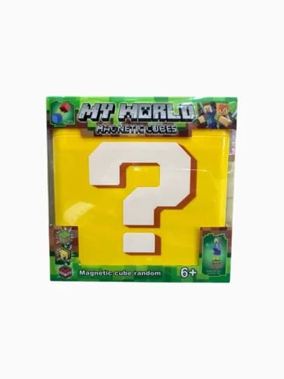 Магнитный конструктор My World Magnetic Cubes — MANATOY-MAGNETICCUBES-ЖЕЛТ