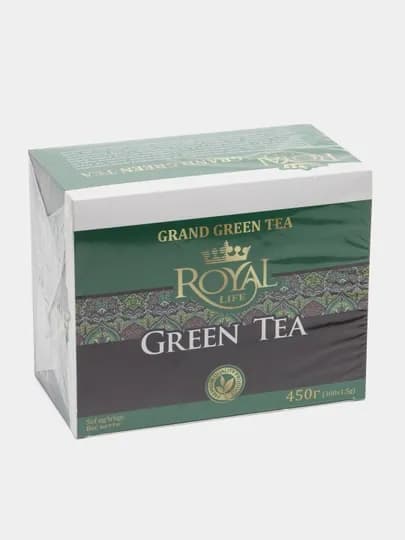 Чай Royal Life Green Tea, 300 пакетиков, 450 г — ROYALT-P0D6B9E