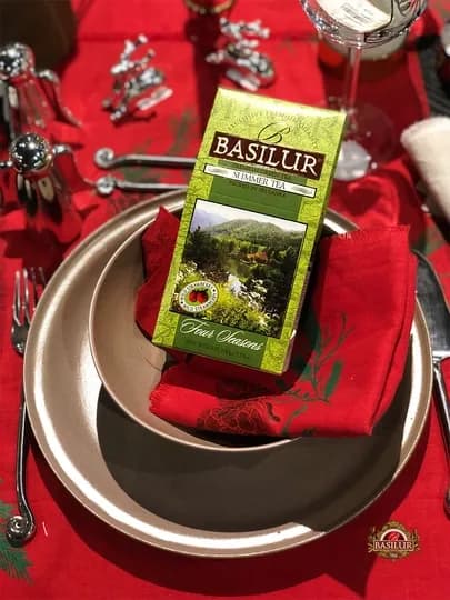 Basilur Summer Tea рассыпчатый листовой зеленый чай Сенча, 100 г — BASILUR-BAS