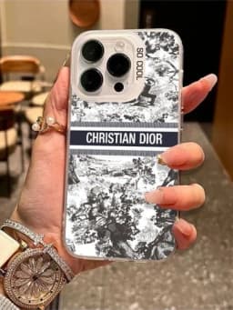Чехол для iPhone 11, 12, 13, 14, 15, 16, 17, Pro, Max, Plus — LUXMEHR-CHDIOR-14PRMAX
