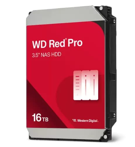 Флеш накопитель WD RED PRO 16TB, красный