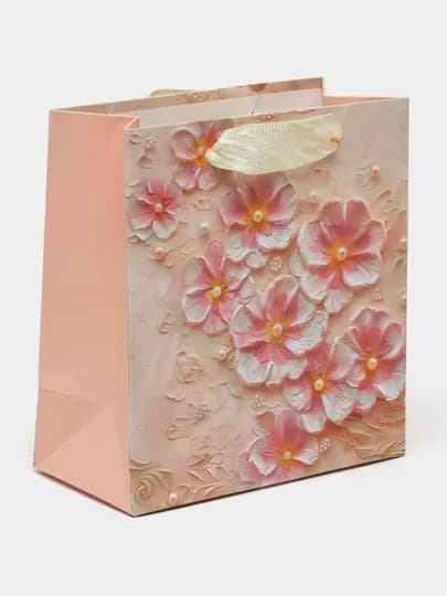 Подарочный пакет с ручками рисунок печать 16x13 см - Бумажный пакет — CLIKBUY-ПАКЕТ-БЕЖМЕЛ