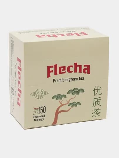 Китайский зеленый чай Flecha, пакетированный, 50*2 гр — FLECHA-FLECHPA