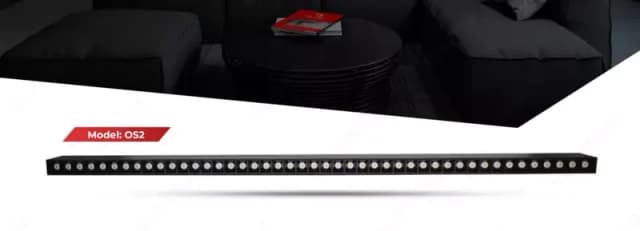 Офисный линейный LED светильник (120 см) ”Dusel” OS2, 45W, 4000K, IP20