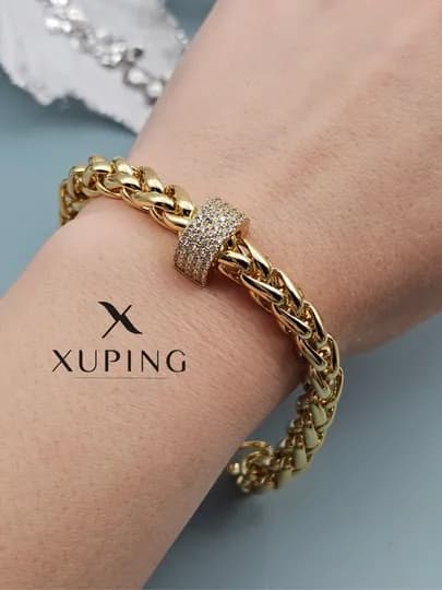 Женский браслет, 19 см, Xuping — 1001PRT-BRASLET6-МОЛОЧ