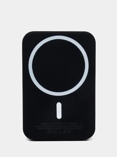 Беспроводной внешний аккумулятор MagSafe Power Bank, повербанк для iPhone и Android — NEOS3-PBANK38-ЧЕРН-10000