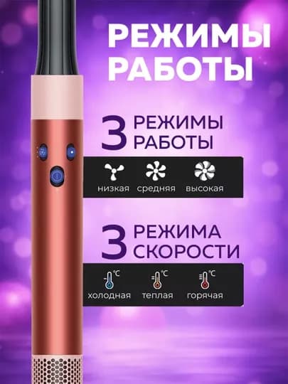 Многофункциональный Dyson стайлер — 6 насадок и футляр в комплекте — LUXESY-FENSTA-ПУДР