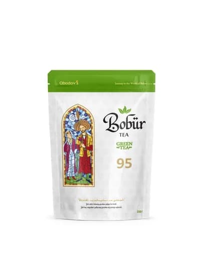 Чай зелёный Bobur Tea Green Tea №95, крупно-листовой, 350 г — BOBURTE-B095