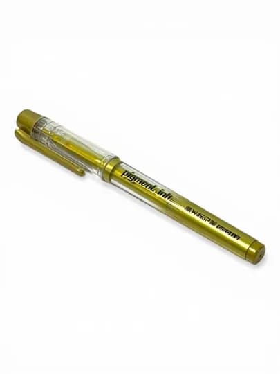 Профессиональных ручек Baoke Metallic, 3 разных ярких цветов белые, серебряные, золотые — KANSEL1-BAOKE-БРОНЗ-3dona
