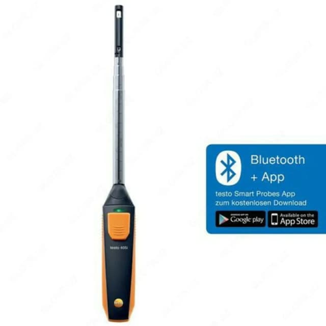 Смарт-зонд testo 405i, 410 - Термоанемометр с Bluetooth, управляемый со смартфона/планшета.
